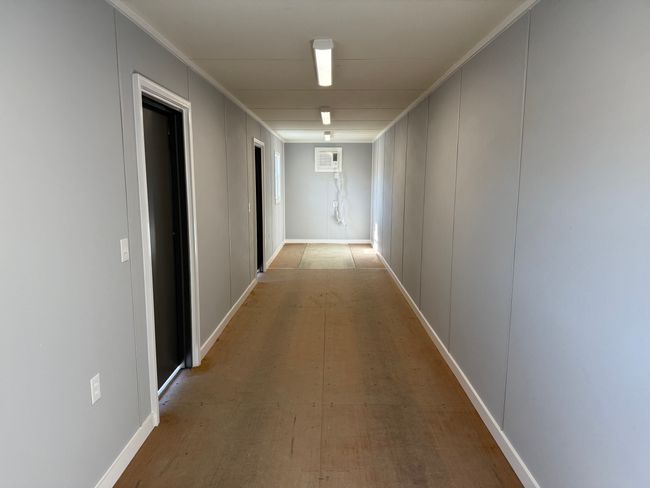 40’ double mobile office built by Rebox Solutions.