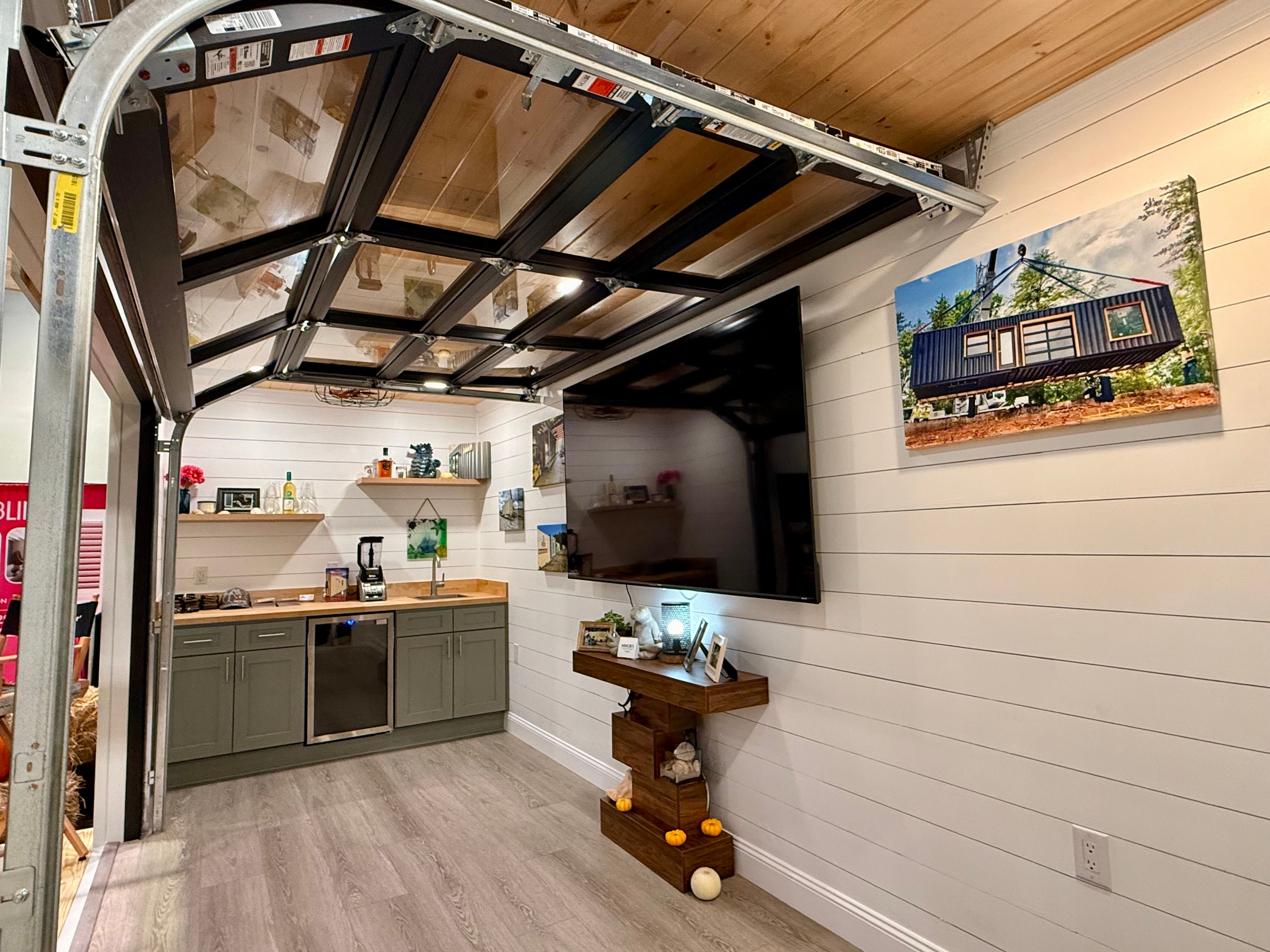 A beautifully finished container interior showcasing Rebox's craftsmanship